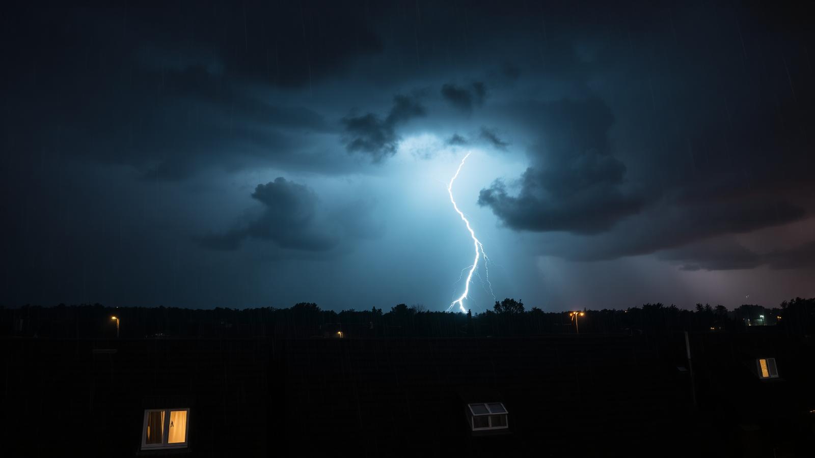 Storm boven Nederlandse daken